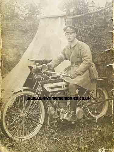 <p>1918 as a Dispatch rider